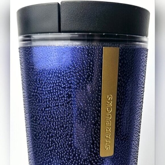 ☕ Starbucks 2013 Blue Stainless Steel Travel Tumbler 16oz Rare Collector - Picture 4 of 9